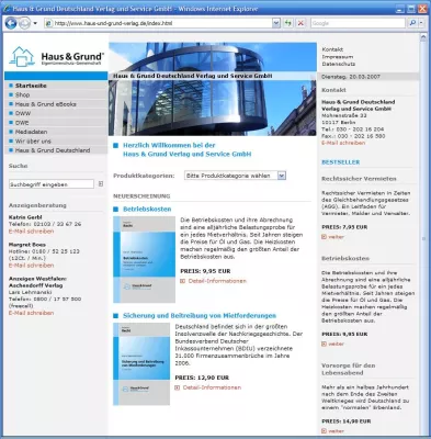 Bild: Haus & Grund Deutschland Verlag und Service GmbH Website Relaunch abgeschlossen