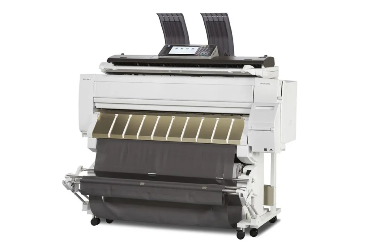Der MP CW2200SP ist Ricohs erstes Farb-Großformatsystem.