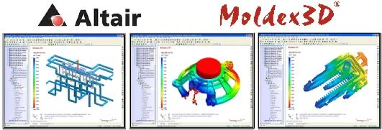 Altair macht Moldex3D von CoreTech System über die HyperWorks Enabled Community zugänglich Bild: Altair macht Moldex3D von CoreTech System über die HyperWorks Enabled Community zugänglich