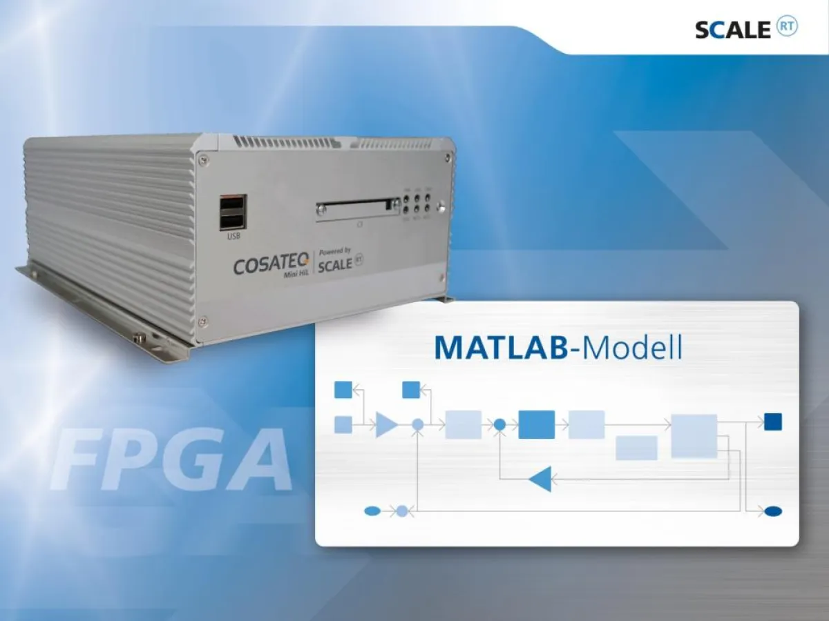 MATLAB-Modell zum Test des Zugriffs, HiL mit SCALE-RT
