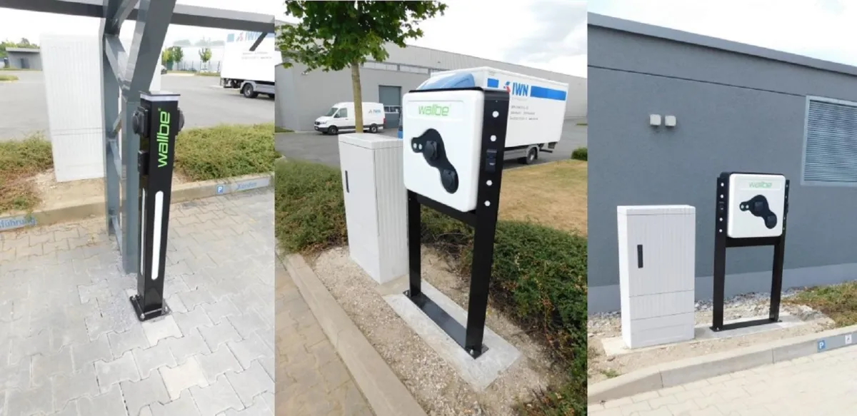 Die neuen Ladestationen auf den IWN-Parkplätzen