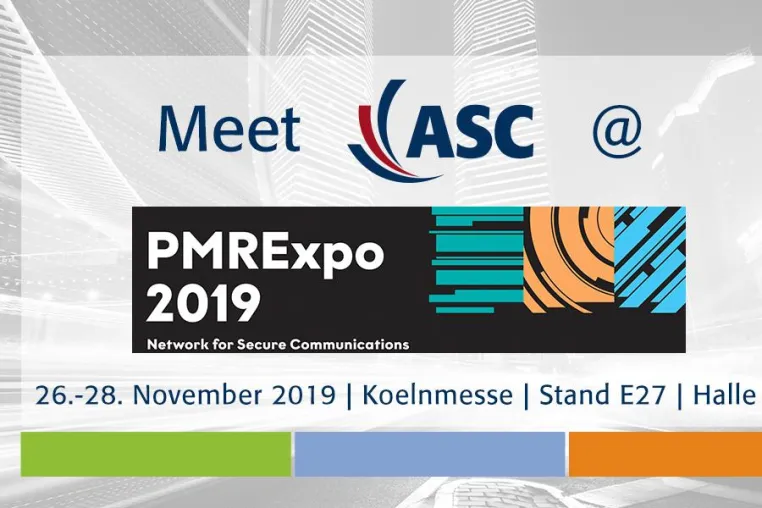 PMRExpo 2019: ASC präsentiert Lösungen zur Aufzeichnung und Analyse einsatzkritischer Kommunikation Bild: PMRExpo 2019: ASC präsentiert Lösungen zur Aufzeichnung und Analyse einsatzkritischer Kommunikation