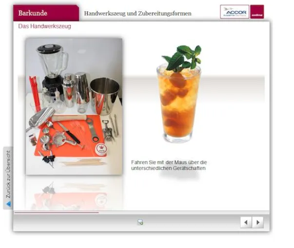 Bild: Blended Learning-Lösung für Bar-, Wein- und Stilkunde mit Comenius-Siegel ausgezeichnet