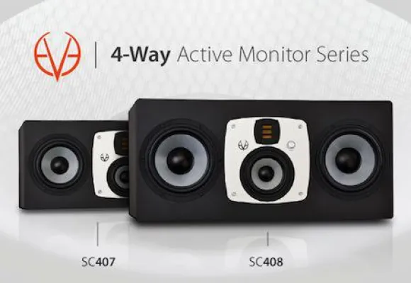 Bild: Hauptabhöre mit höchster Präzision: EVE Audio stellt aktive 4-Wege-Studiomonitore SC407 und SC408 vor