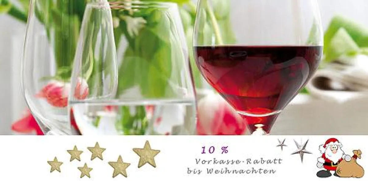 Weingläser als Weihnachtsgeschenk für Weinliebhaber