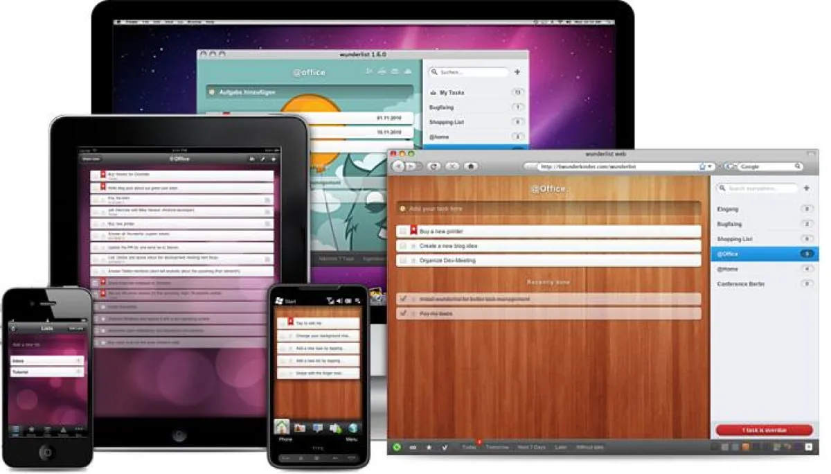 Wunderlist bald auch für iPad, Android und im Browser