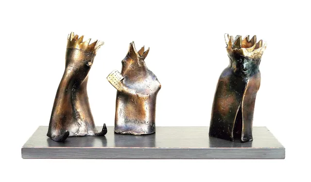 Bild: Waldemar Otto - Die neue Werkgruppe: "Die Flucht nach Ägypten", Bronzeplastiken 2019