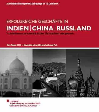 Bild: Erfolgreiche Geschäfte in Indien, China und Russland