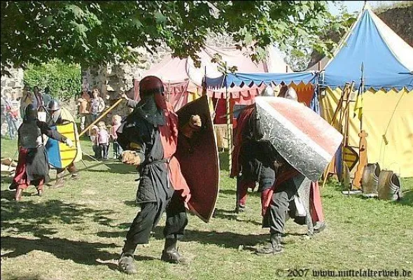 Bild: 2.MITTELALTERMARKT (GATHERING) BURG STAUFENBERG 20./21.SEPTEMBER 2008
