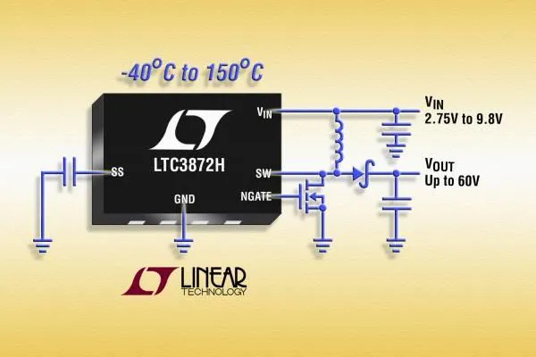 Bild: Linear Technology | LTC3872H: 60V-DC/DC-Aufwärtsreglercontroller