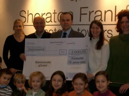 Bild: Frankfurter Kindertagesstätte „Mainkrokodile“ zu Gast im Sheraton Frankfurt Hotel & Towers