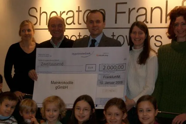 Frankfurter Kindertagesstätte „Mainkrokodile“ zu Gast im Sheraton Frankfurt Hotel & Towers Bild: Frankfurter Kindertagesstätte „Mainkrokodile“ zu Gast im Sheraton Frankfurt Hotel & Towers