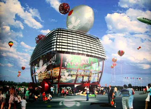 Bild: Weltausstellung EXPO 2010: Audioguide Aurea für die Besucher des Macau-Pavilion