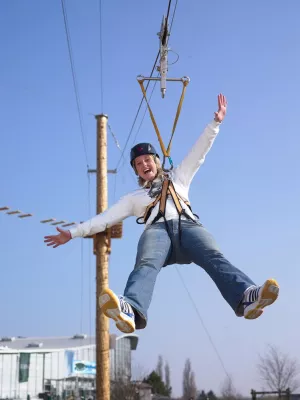 Bild: Richtfest im SalzburgerLand Kletterpark Neuss