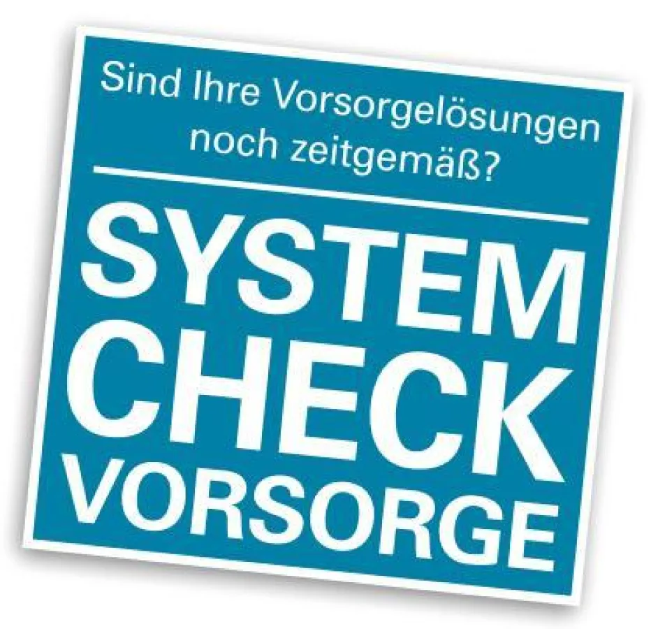 Systemcheck Vorsorge