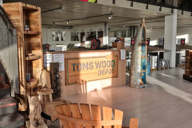Bild: TOMS WOOD DEPOT, Trier: Expansion in neuen Räumlichkeiten