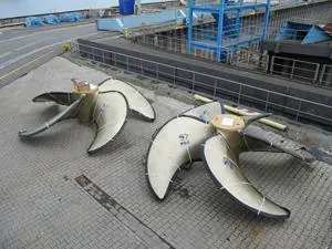 Bild: Giganten aus Messing: Schiffspropeller für das Kreuzfahrtschiff AIDAsol