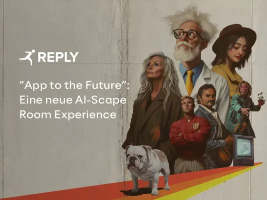 Bild: Reply stellt "App to the Future" vor: ein innovatives "AI-Scape Room-Erlebnis"