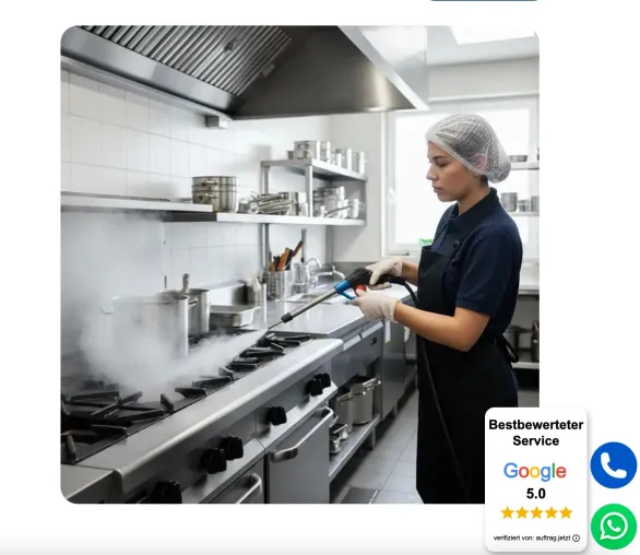 Bild: Brandschutz in der Gastroküche: Fachbetrieb für Gastronomiereinigung in Hanau nach VDI 2052