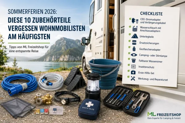 Bild: Sommerferien 2026: Diese 10 Zubehörteile vergessen Wohnmobilisten am häufigsten