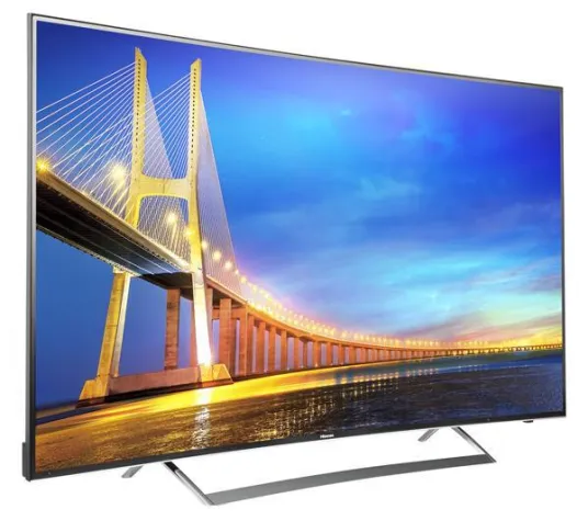 Bild: Schlank und Curved: Hisense präsentiert neue UHD-TVs