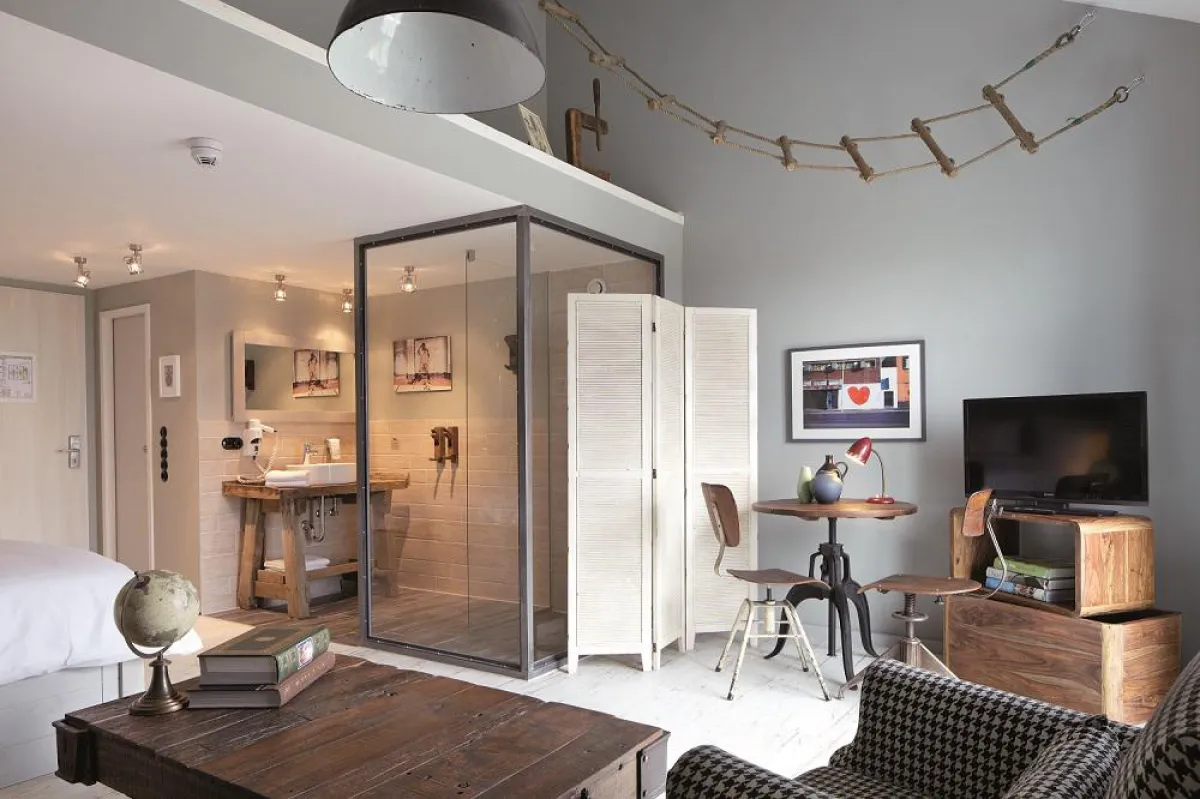 Die Viva con Agua-Juniorsuite im Beach Motel