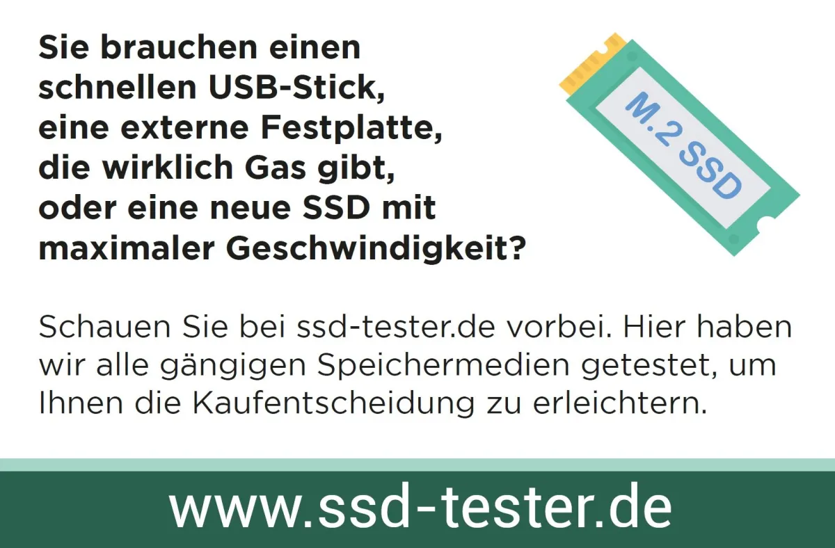 SSD Tests (© SSD-Tester.de)