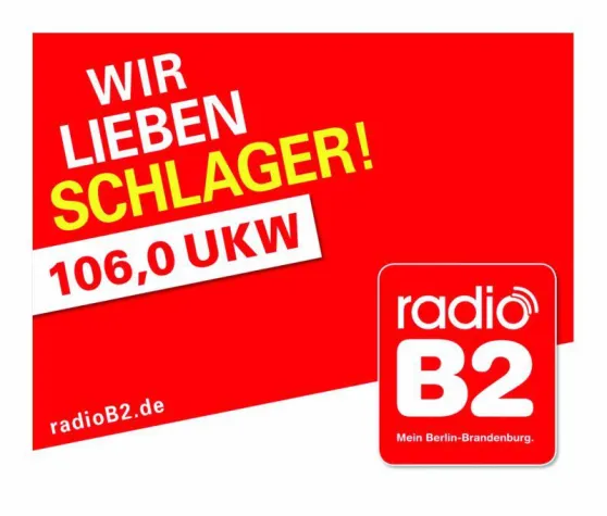 Bild: Große radio B2-Plakatkampagne „WIR LIEBEN SCHLAGER!“