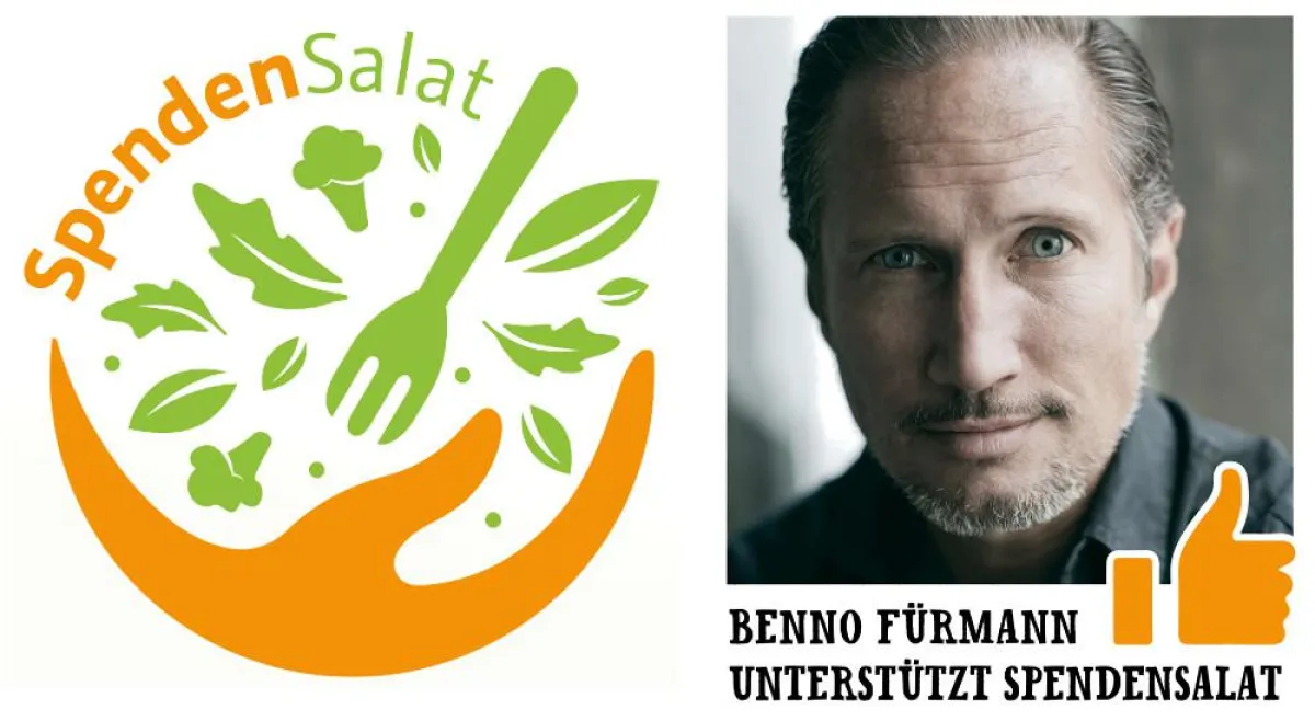 Benno Fürmann unterstützt die Aktion SpendenSalat