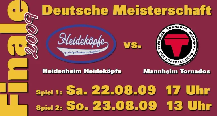 Bild: Baseball-Bundesliga Finalserie - Heidenheim Heideköpfe vs Mannheim Tornados - Tickets unter ticketmaster.de