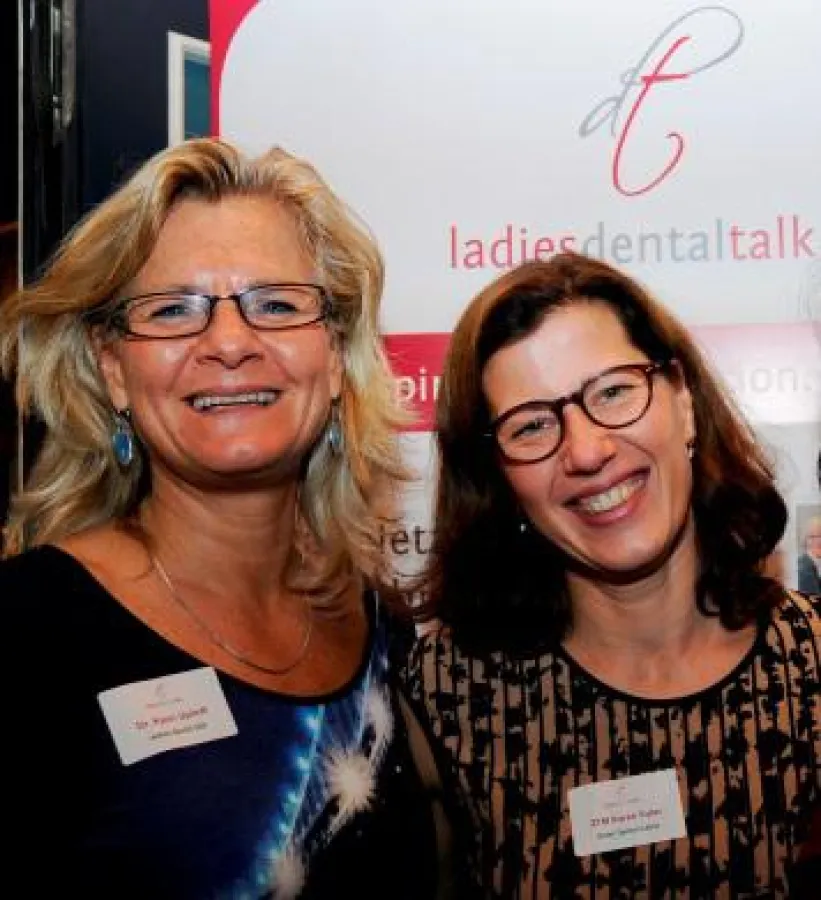 Die Gastgeberinnen des Abends: EU-Unternehmensbotschafterin Dr. Karin Uphoff und Zahntechnikermeiste