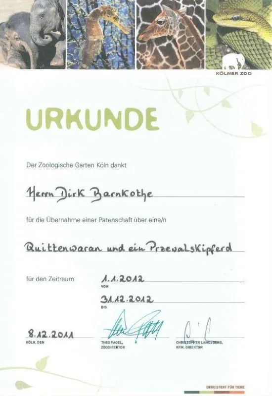 CPS spendet für Kölner Zoo