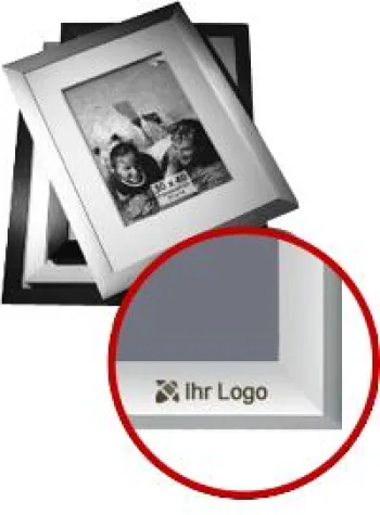 Bild: Bilderrahmen mit individuellem Logo jetzt als Standardprodukt verfügbar