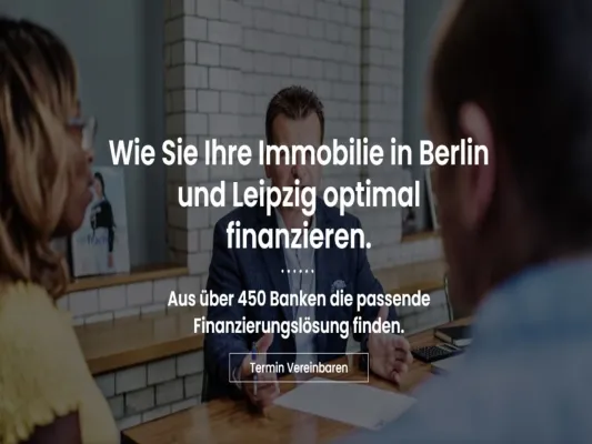 Bild: Eine schnelle und unverbindliche Baufinanzierung mit den Profis