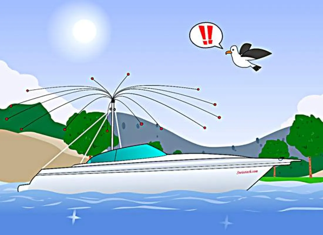 Möwenschutz für Yachten
