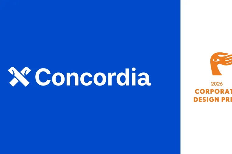 Bild: Corporate Design Preis 2026 für wirDesign: Auszeichnung für den Markenrelaunch der Concordia