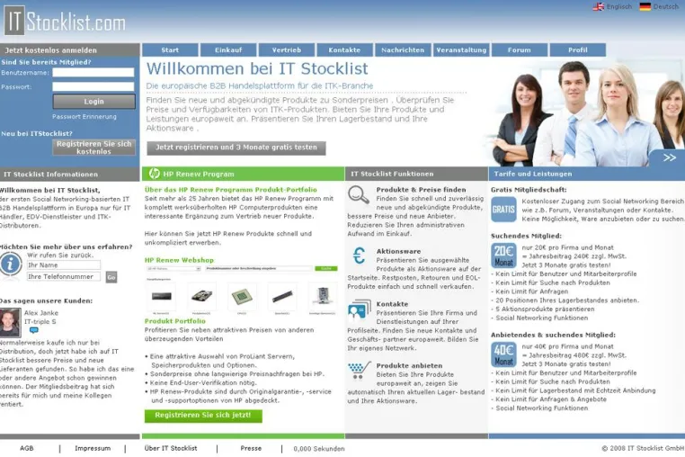 Bild: Unschlagbare Preise für ausgewählte HP Produkte via Online-Plattform IT Stocklist