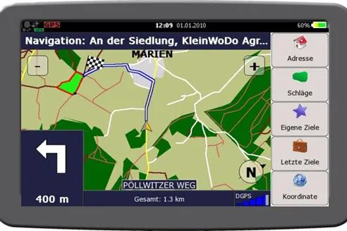 Bild: Modul GEORG - Gps-gestützte Ernte-ORGanisation
