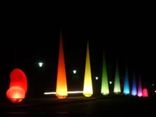 Bild: „Eine Stadt geht in die Luft“ - Amberg für einen Tag Zentrum der Luftkunst