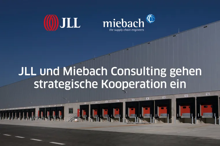 JLL und Miebach Consulting gehen strategische Kooperation ein Bild: JLL und Miebach Consulting gehen strategische Kooperation ein
