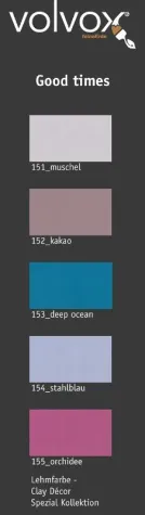 Bild: Neue Volvox Lehmfarben-Kollektion „Good Times“ verleiht Räumen angenehmes Ambiente