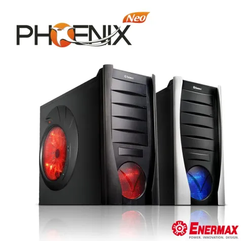 Kühles Konzept – PhoenixNeo, das neue Gehäuse von ENERMAX Bild: Kühles Konzept – PhoenixNeo, das neue Gehäuse von ENERMAX