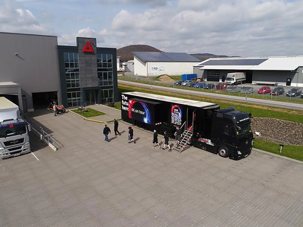 Barco UDX 4K Truck bei AED RENT in Bannberscheid (Foto: Barco, frei zur Veröffentlichung)