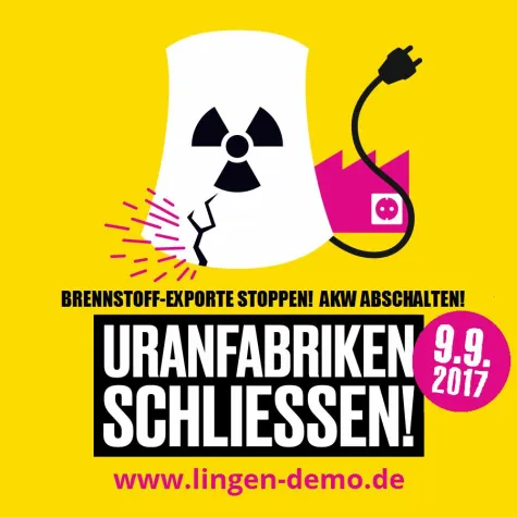 Bild: ÖDP protestiert auf der FAIR FRIENDS in Dortmund: Lärm gegen Lingen