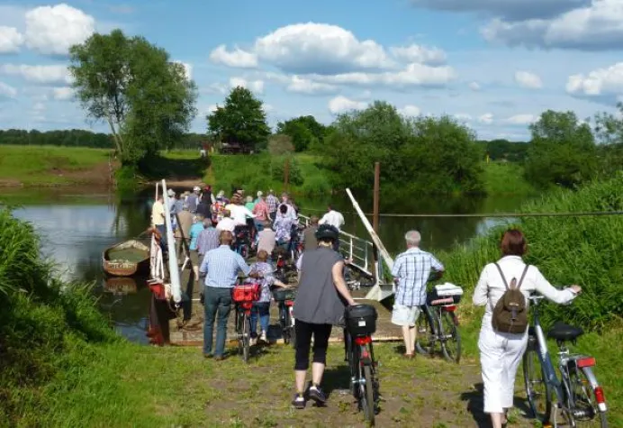 Bild: Unterwegs mit den Gästeführerinnen der Lüneburger Heide - geführte Radtouren im Aller-Leine-Tal