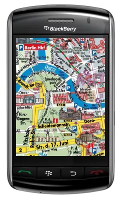 Bild: Stadtpläne für Blackberry Smartphones