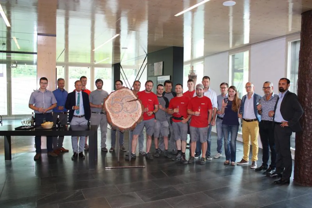 Das gesamte Rubner Haus Projektteam. Bild: Rubner Haus