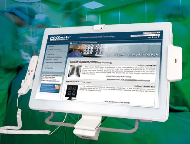 Medical-Panel-PC für IoT im Krankenhaus! Bild: Medical-Panel-PC für IoT im Krankenhaus!