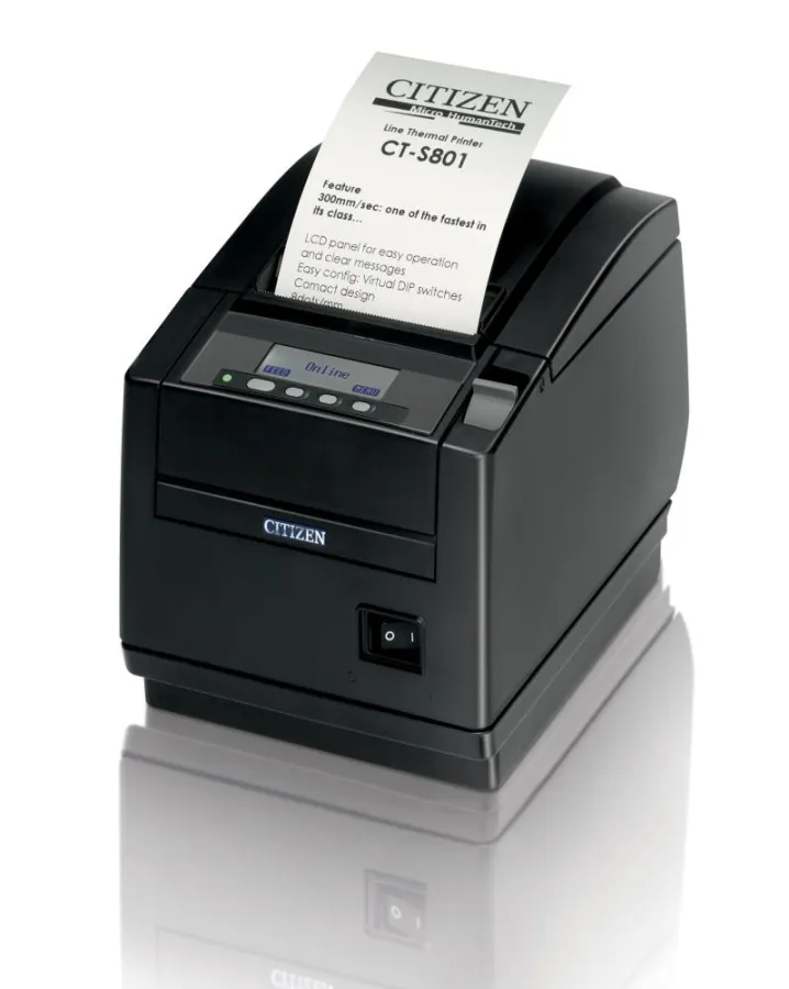 Der neue POS-Drucker CT-S801 von Citizen ist das erste High-end-Modell des Unternehmens mit Topausgabe und Display für die komplette Konfiguration.