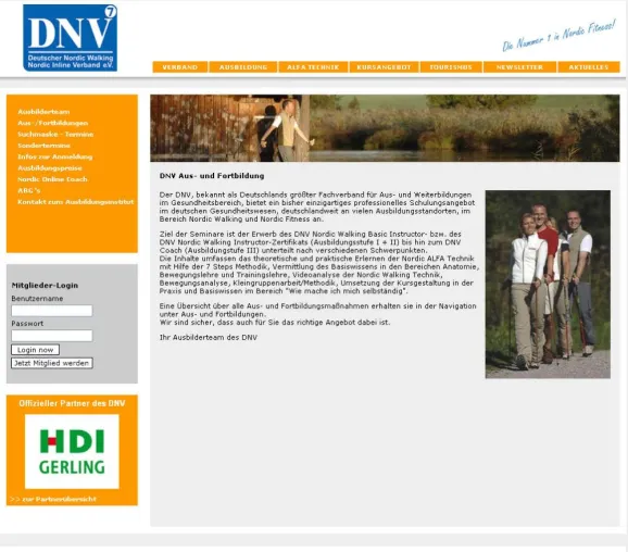 Bild: Mehr Möglichkeiten, mehr Angebote - Der DNV e.V. unter dnv-online.de im neuen Gewand